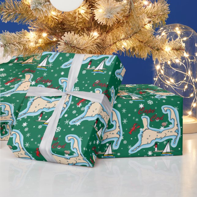 Papel De Presente Vinho de Lagosta do Cabo Cod (Feriados)