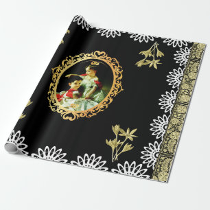 Papel De Presente Vintage 115