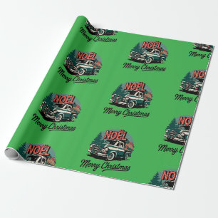 Papel De Presente Vintage 50 Natal