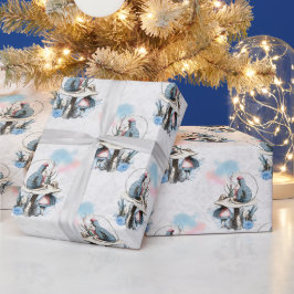 Papel De Presente Vintage Alice