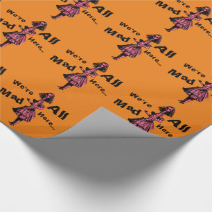 Papel De Presente Vintage Alice Stretch no País das Maravilhas