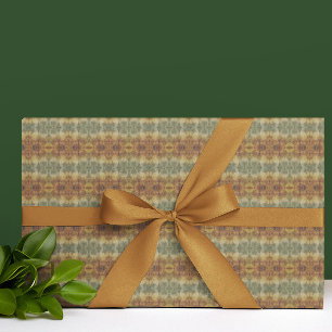 Papel De Presente Vintage Antigo Damask Para Todas as Ocasioes 