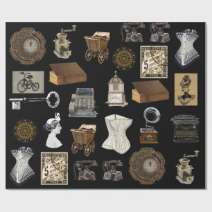 Papel De Presente Vintage, Antique e Clássico