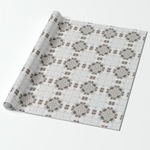 Papel De Presente Vintage Cappucccino Café Pastel Natal No 8
