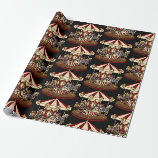Papel De Presente Vintage Carousel