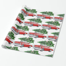 Vintage Chevy com árvore de Natal