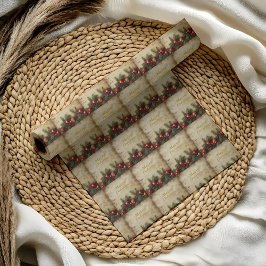 Papel De Presente Vintage Christmas Wrapping Paper