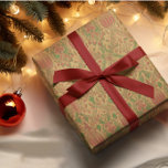 Papel De Presente Vintage Classic William Morris Holiday Natal<br><div class="desc">Lembrem-se de Christmases passados com estes clássicos nostálgicos designs do tecido William Morris. A única diferença é que a vovó excelente teria bordado a "Feliz Natal!" ou outra mensagem sazonal ela mesma enquanto dormia pela casa o dia inteiro em seu tempo livre. Não! Nossas ancestrais trabalharam seus tushies fora! De...</div>