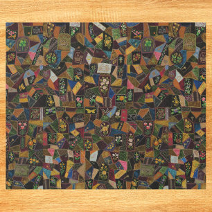 Papel De Presente Vintage Crazy Quilt