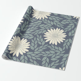 Papel De Presente Vintage Daisy Bloom Wrappaper