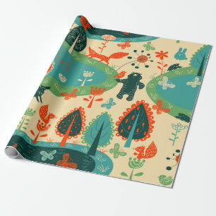 Papel De Presente Vintage e bestas