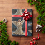 Papel De Presente Vintage Elegant Christmas Angel<br><div class="desc">**Um Toque de Graça Celestial para Seus presentes de Natal** Enrole seus presentes de Natal na graça celestial do nosso papel embrulhado Vintage Angel. Este belo design apresenta uma imagem eterno de um anjo vintage, cercado por um céu noturno estrelado, capturando a magia e a maravilha da época de Natal....</div>
