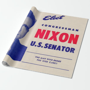 Papel De Presente Vintage Eleve Deputado Nixon Senador
