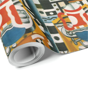 Papel De Presente Vintage Fernand Leger Ainda vive com uma caneca de