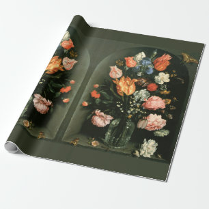 Papel De Presente Vintage Fllower Decoupage Floral Antiguidade