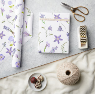 Papel De Presente Vintage Flor Floral Verde Puro Folha Folha Boho