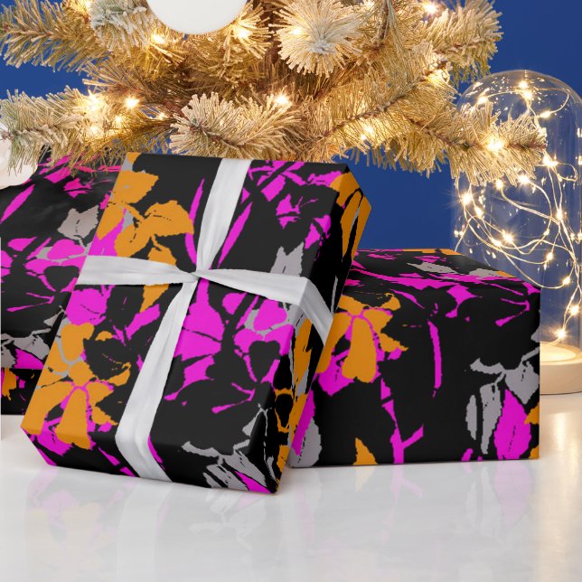 Papel De Presente Vintage floral (Feriados)