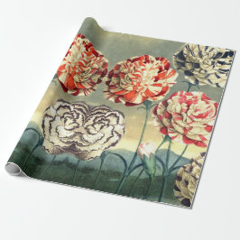 Papel De Presente Vintage Floral Wraping Paper