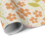 Papel De Presente Vintage Floral Wraping Paper<br><div class="desc">Papel de embrulho de moda inspirado no tecido de saco de alimentação floral vintage. Perfeito para casamentos temáticos e chás de panela.</div>