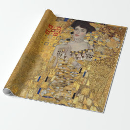 Papel De Presente Vintage gustav Klimt - Retrato de Adele art