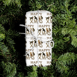 Papel De Presente Vintage Happy Xmas Gatinho Gatinho Feliz Natal