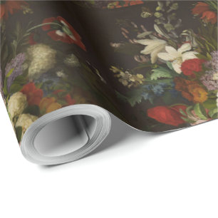 Papel De Presente Vintage Henryka Beyer Flowers