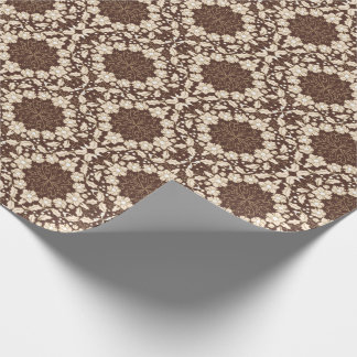 Papel De Presente Vintage Holly Leaves, Berries, Flowers and Buds Wr