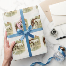 Vintage Horse amantes de fatias