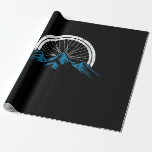 Papel De Presente Vintage Mountain Biking Mountainbike Dirt Bike MTB
