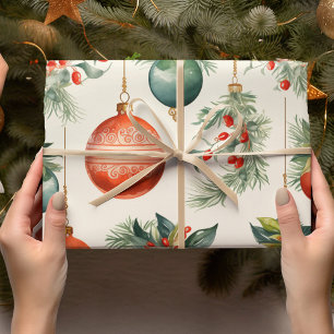 Papel De Presente Vintage Ornamnet