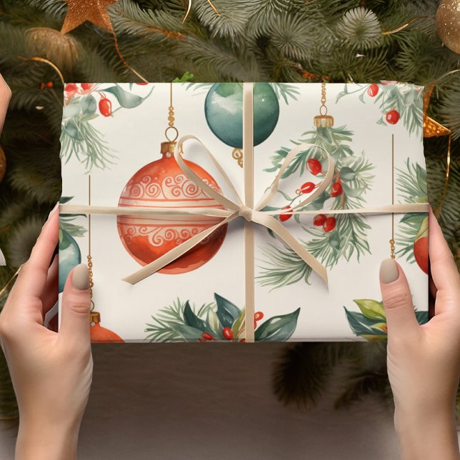 Papel De Presente Vintage Ornamnet (Criador carregado)