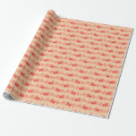 Papel De Presente Vintage Papais noeis Reindeer Sleigh Christmas<br><div class="desc">Este estilo de vintage,  embrulho de presente de Natal com Papais noeis no seu trenó sendo puxado por suas renas é a escolha perfeita para a temporada de Férias.</div>