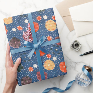 Papel De Presente Vintage Pattern Bingata: Hazel, pequeno padrão ...