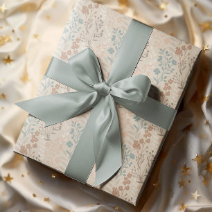 Papel De Presente Vintage Romance Pattern Floral