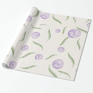 Papel De Presente Vintage Rosa Rosa Rosa Floral Gift Wrap