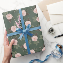 Papel De Presente Vintage Rosewood