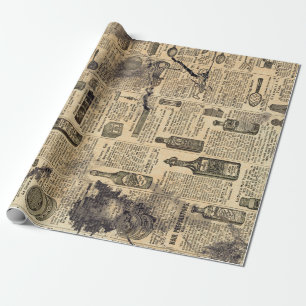 Papel De Presente Vintage Sears Catalog ads página 1906 Chique