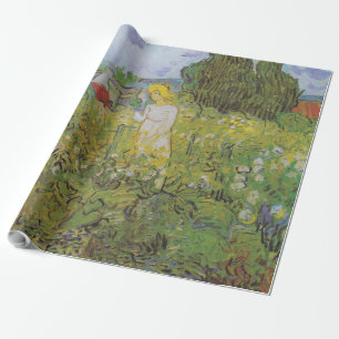 Papel De Presente Vintage Van Gogh Marguerite Gachet no Jardim W