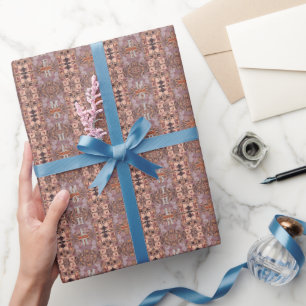 Papel De Presente Vintage Victoran Floral Dia de as mães Gift Wrap