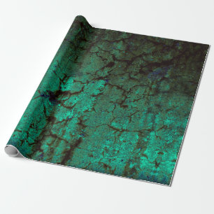 Papel De Presente Vintage - Vintage Antique Neon Green Texge