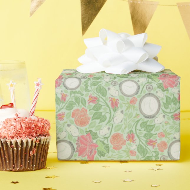 Papel De Presente Vintage Vintage Steampunk Clocket Watch (Festa de aniversário)