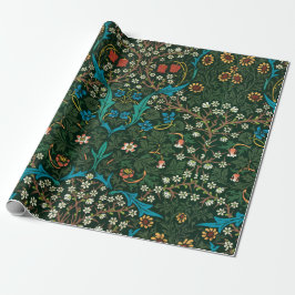 Papel De Presente Vintage william morris floral grennery art