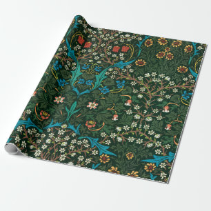 Papel De Presente Vintage william morris floral grennery art
