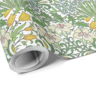 Papel De Presente Vintage William Morris Flowers Garden Wallpaper
