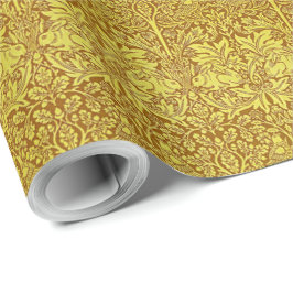 Papel De Presente Vintage William Morris Forest Rabbit Foliage