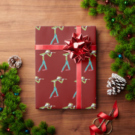 Papel De Presente Viola Playing Stickman