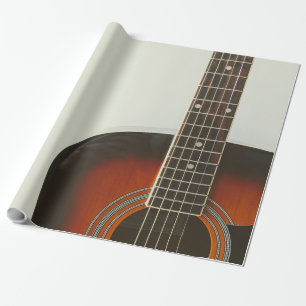 Papel De Presente Violão Bass Bonito