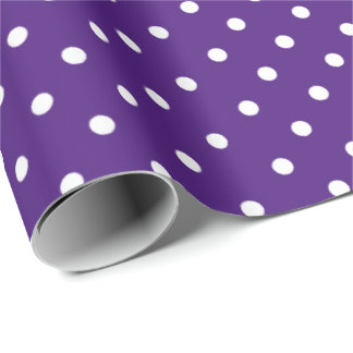 Papel De Presente Violeta Roxo | Papel de enrolamento de Bolinhas br