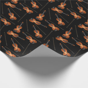 Papel De Presente Violin Musical Teacher String Orchestra Wrapping 