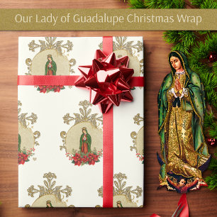 Papel De Presente Virgem Natal Mary Guadalupe Wrappaper
